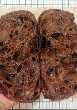 Foto resep Double Chocolate Sourdough Bread