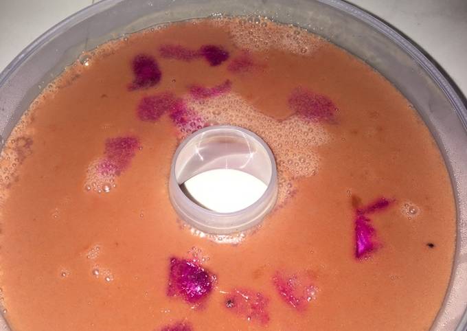 Agar-Agar santan isi buah simple