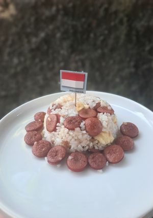 Foto resep Nasi Goreng Sosis Merah