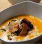 Easy Steps to Prepare Recipes Roasted Sweet Potato &amp; Carrot Soup with Marble Rye Croutons the Can Spoil the Tongue Can Pamper Your Tongue.