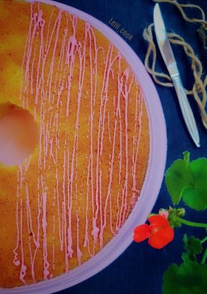 عکسی از دستور کیک هل و گلاب و زعفرون