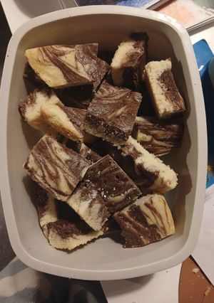 Una foto de Budín marmolado