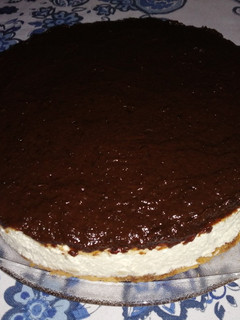 Una foto de Cheesecake de Ciruelas
