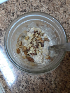A picture of Banana Bread Overnight Oats.