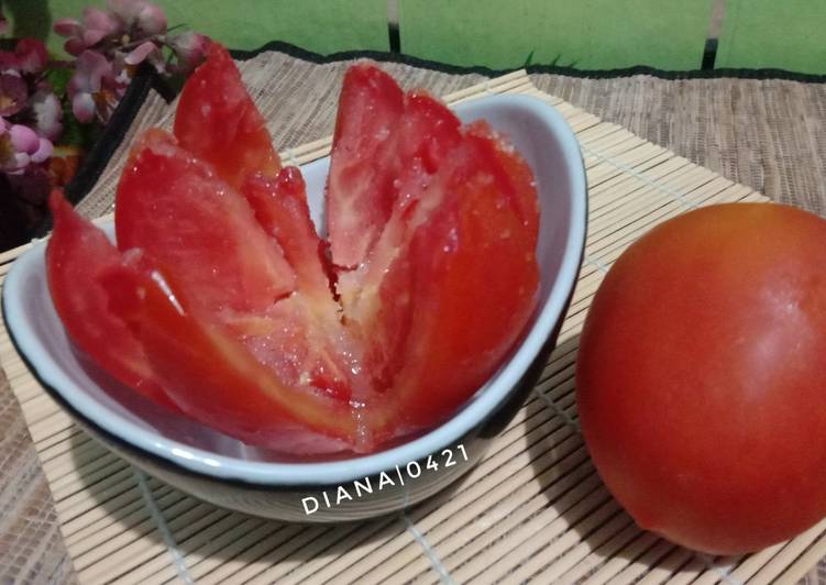 Masakan Populer Rujak Tomat Seger Mantul Banget