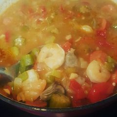 A picture of Seafood Gumbo.