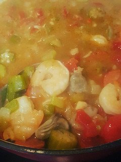 A picture of Seafood Gumbo.