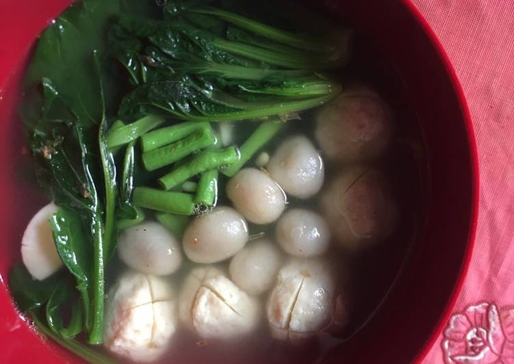 Cara Buat Bakso Kuah 3 Sayur Murah