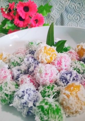 Foto resep Klepon Rainbow
