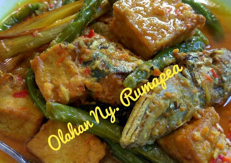 Bahan-bahan Gulai ikan tahu plus buncis pedas yang nikmat Untuk Jualan