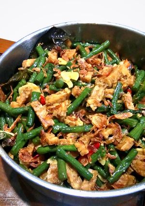 Foto resep Oseng kacang panjang