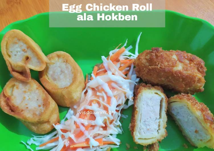 Cara Membuat Egg Chicken Egg Roll Ala Hokben Yang Lezat