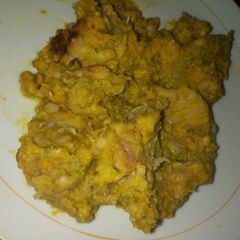 A picture of Beans and plantain.