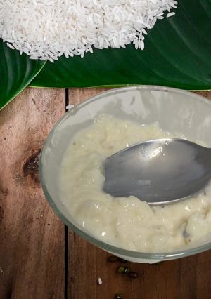 Una foto de Arroz con leche y leche condensada 🥛