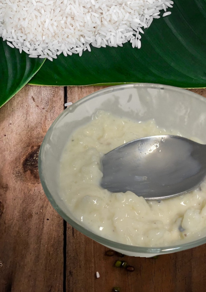 Una foto de Arroz con leche y leche condensada 🥛