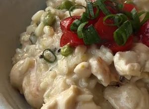 Foto de Arroz de frango com leite de coco