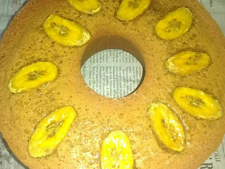 Langkah Gampang Membuat Resep Bolu gula merah pisang raja yang  Bikin Ketagihan Anti Ribet, Menggugah Selera