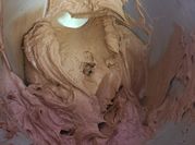 A picture of chocolate buttercream icing