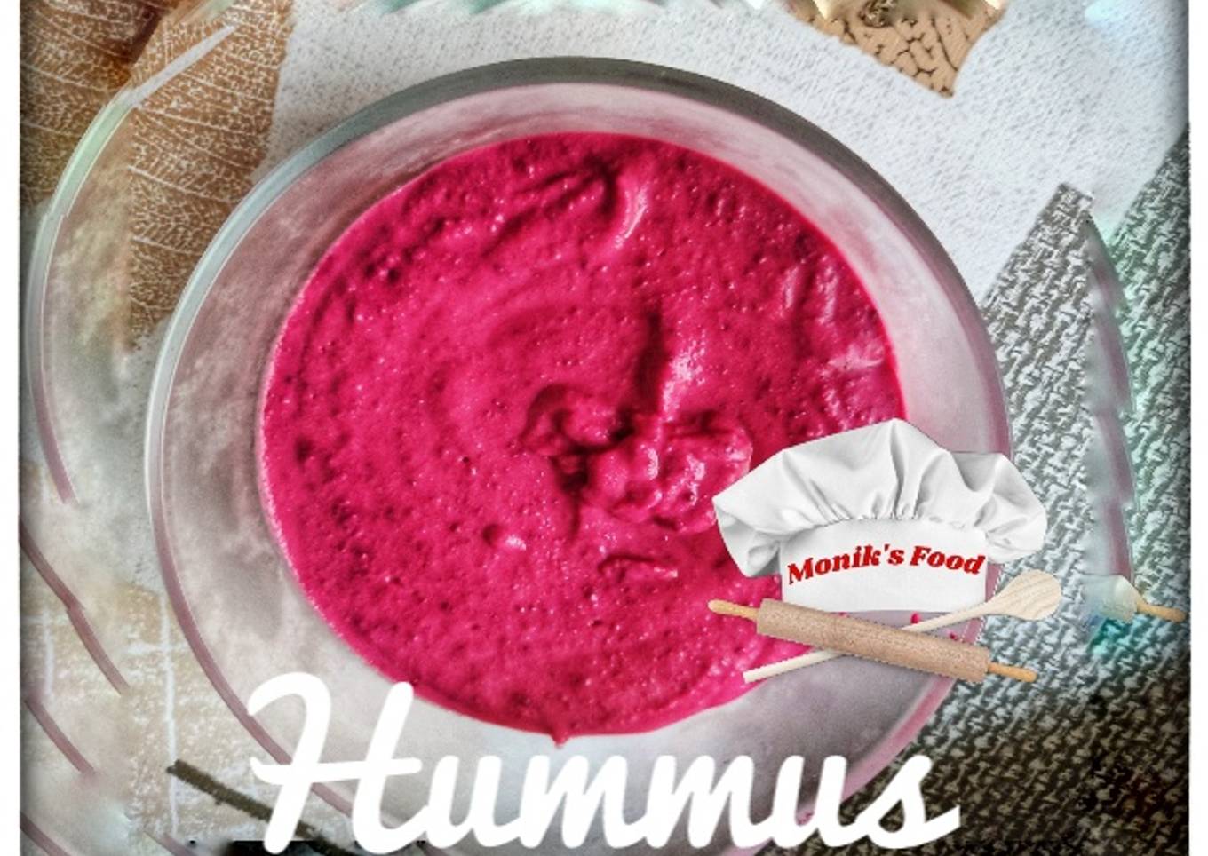 Hummus de remolacha