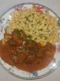 Brauhaus-Gulasch mit Spätzle