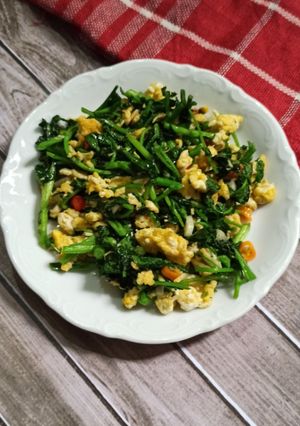 Foto resep Orak arik telur selada air