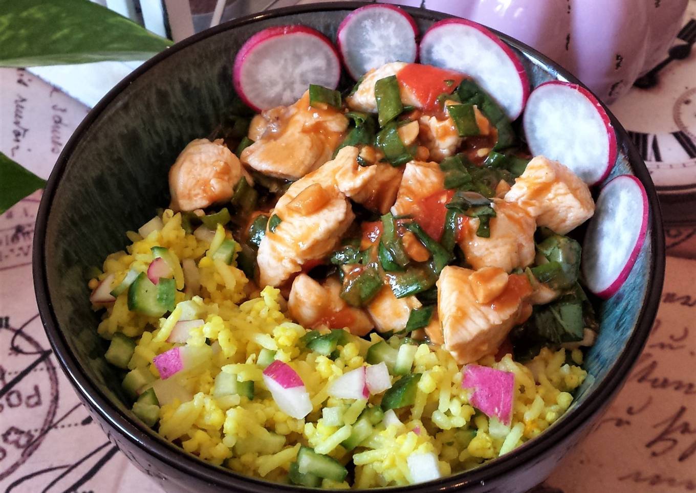 Step-by-Step Guide to Make Award-winning 🍅 POULET SAUTÉ TOMATE, BASILIC & CACAHUÈTE et son Riz-Quinoa composé 🍅