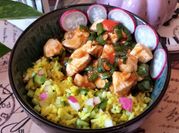 Une photo de riz quinoa
