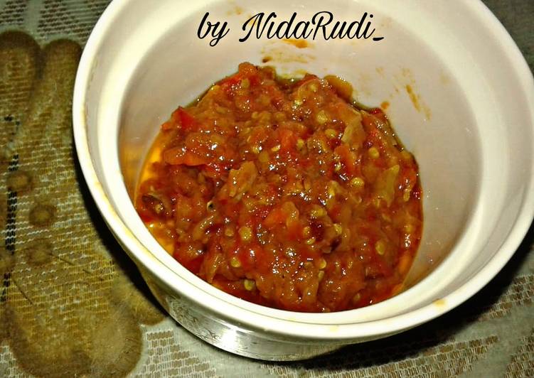 Sambal terasi dadakan