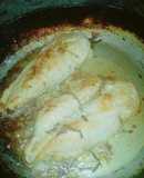 Pechuga de pollo con manteca y ciboulette