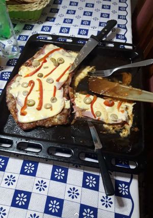 Una foto de Matambre a la pizza