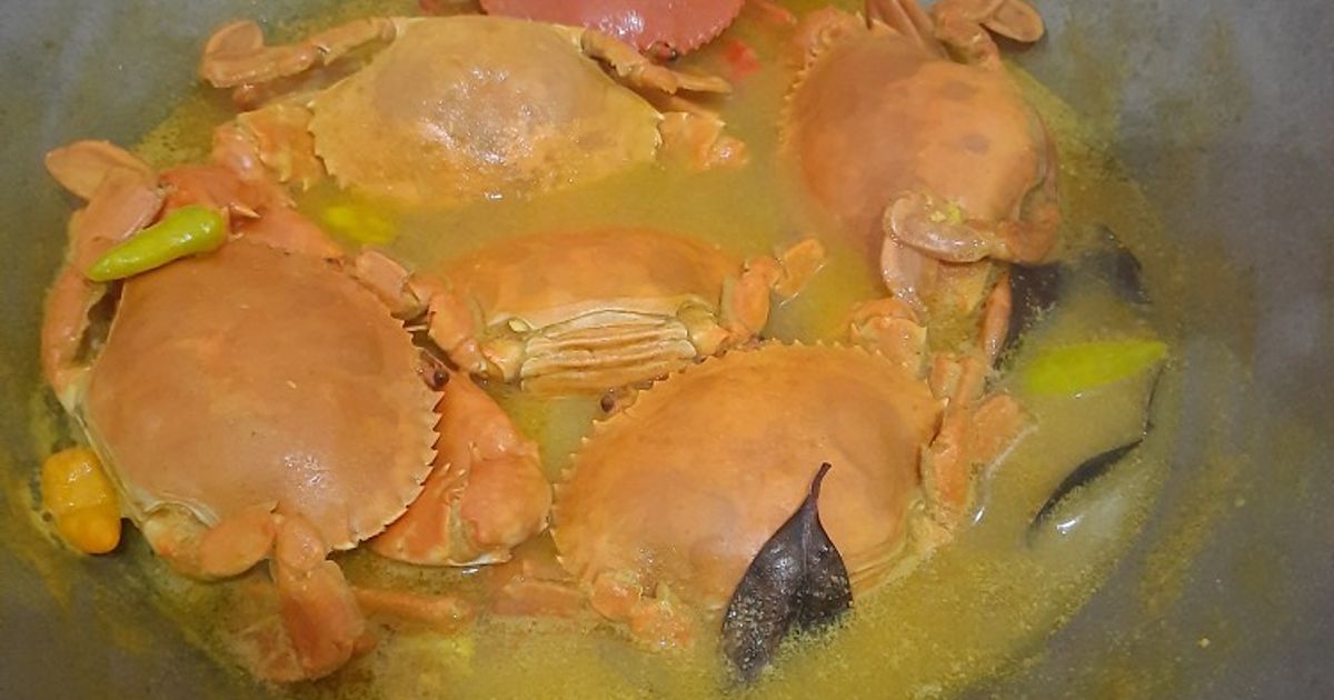 Kepiting Kuah Kuning Simpel