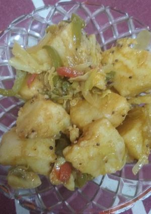 A picture of Fried idli.