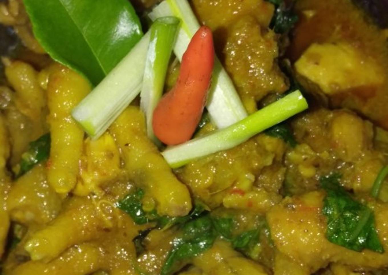 Rica ceker ayam endol