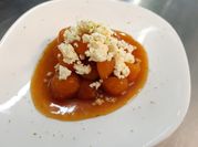 Una foto de auyama queso