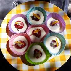 Una foto de Muffins de naranja, riquísimos y sin hornear