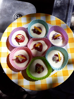 Una foto de Muffins de naranja, riquísimos y sin hornear
