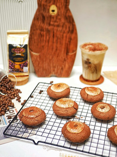 Foto resep Coffee Cookies Tiramisu / Cookies With Coffee Cheese Cream Filling