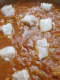 Alubias verdinas con bacalao