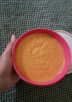 Foto resep Bubur labu kuning mpasi+