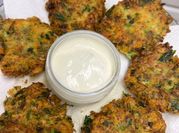 A picture of veggie fritters