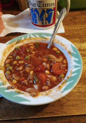 A picture of Hamburger Stew.