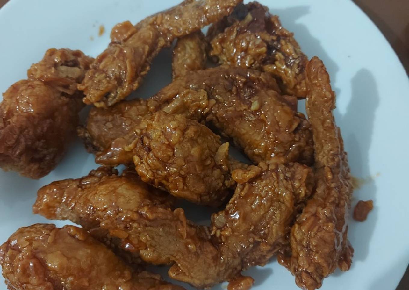 Korean honey fried chicken