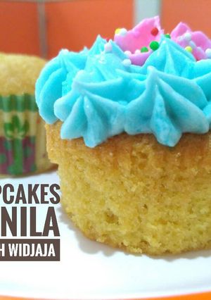 Foto resep Cupcake Vanila - Fluffy banget 😘