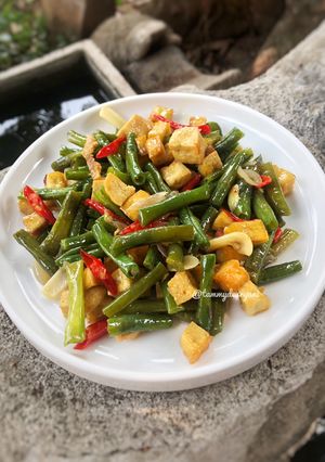 Foto resep Tumis Kacang Panjang dan Tahu✨