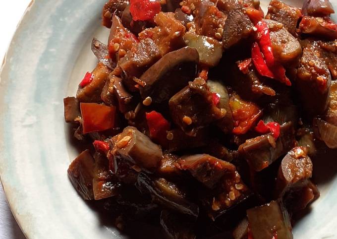 Anti Ribet, Memasak Tumis terong balado Rumahan