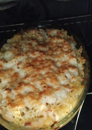 Cheddar sajtos csirkès tészta recept fotója
