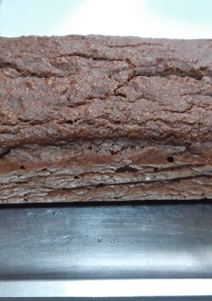 Una foto de Bizcocho de naranja y cacao con harina integral de espelta