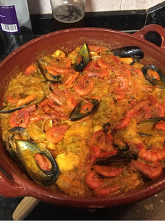 Una foto de Rape a la marinera de mi madre la cocinera