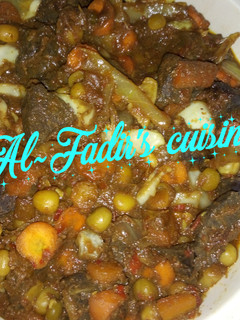 A picture of Stir fried liver masala.