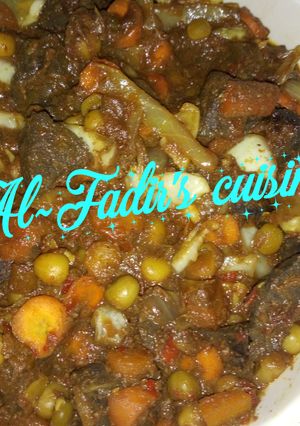 A picture of Stir fried liver masala.
